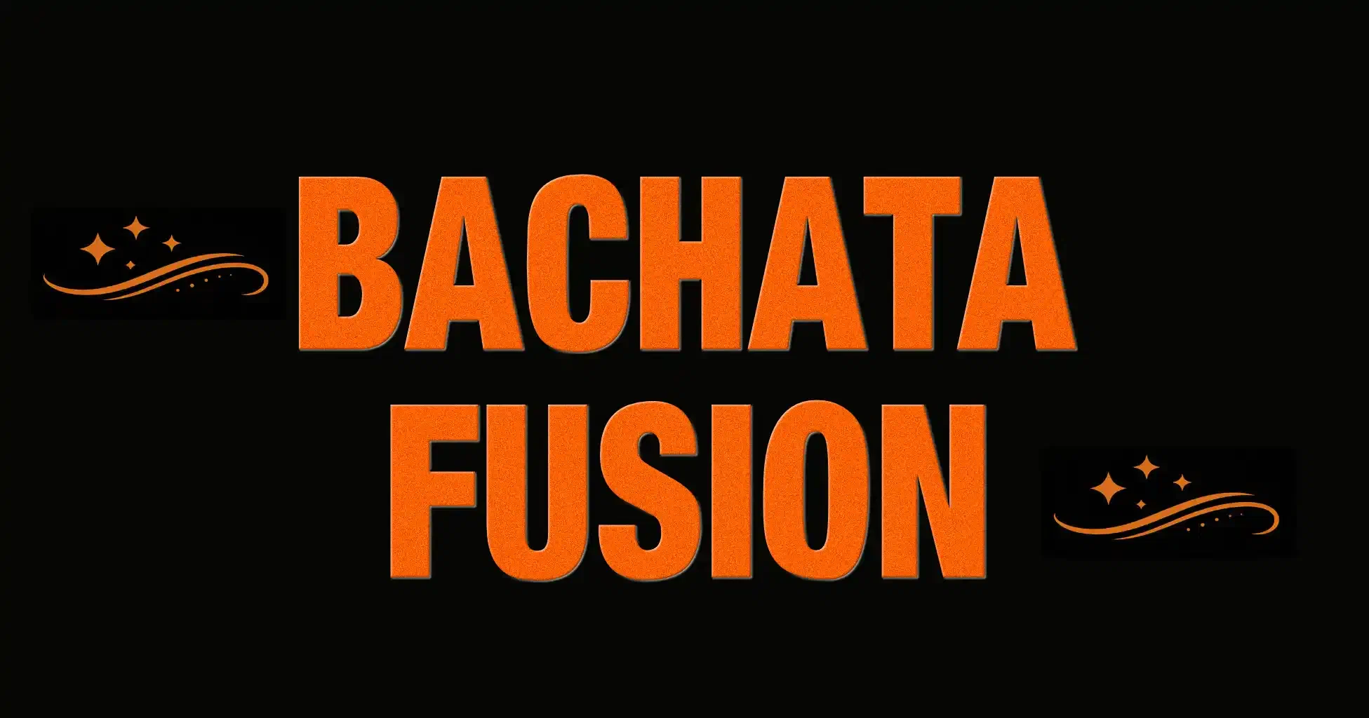 Scritta grafica Bachata Fusion