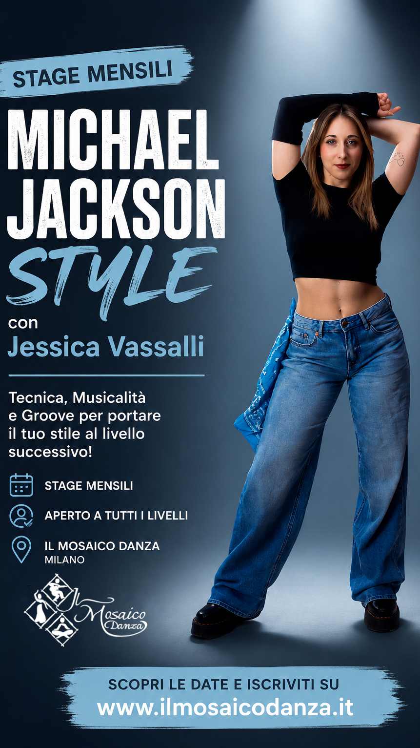 MJ Experience: laboratori mensili Michael Jackson Style a Milano MJ Experience: laboratori mensili Michael Jackson Style a Milano