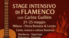 Stage Intensivo Flamenco Milano con Carlos Guillén